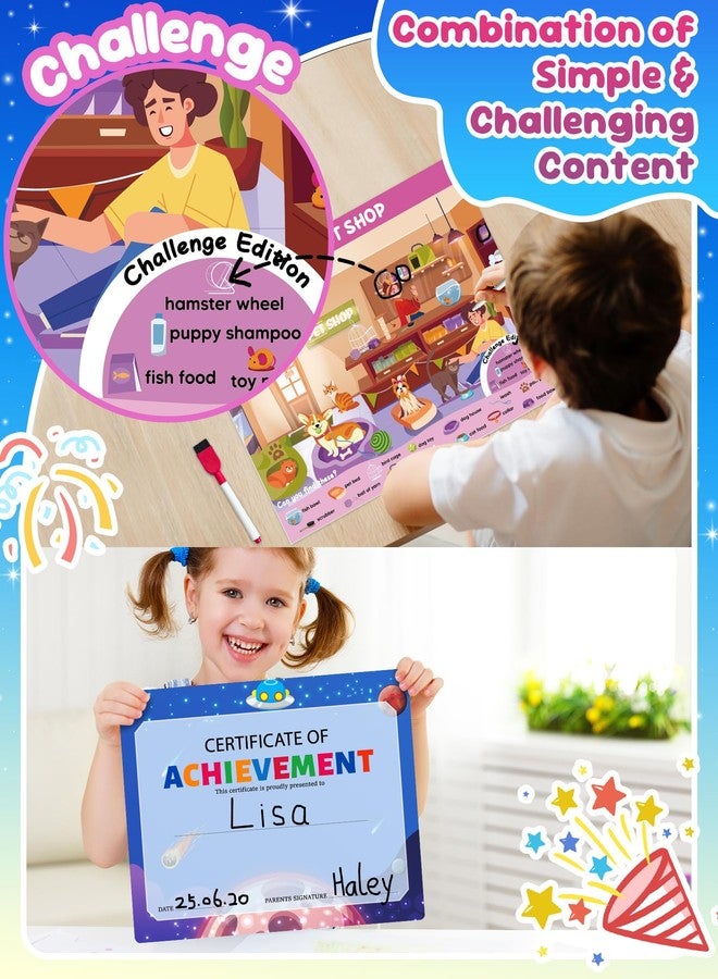 Gagule Search and Find Activity Books for Kids Ages 3-5, Car Airplane Travel Toys Games Activities for 3-5 4-8, Toddler Kid Road Trip Essentials, Preschool Learning Activities, Birthday Gifts for Boys Girls - Image 4